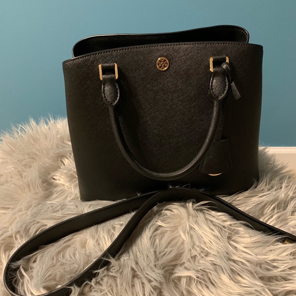 Tory Burch Robinson triple compartment bag 10 x 12